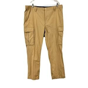 Lands' End The Outfitter Men's Casual Traditional Cargo Pants Desert Khaki 40